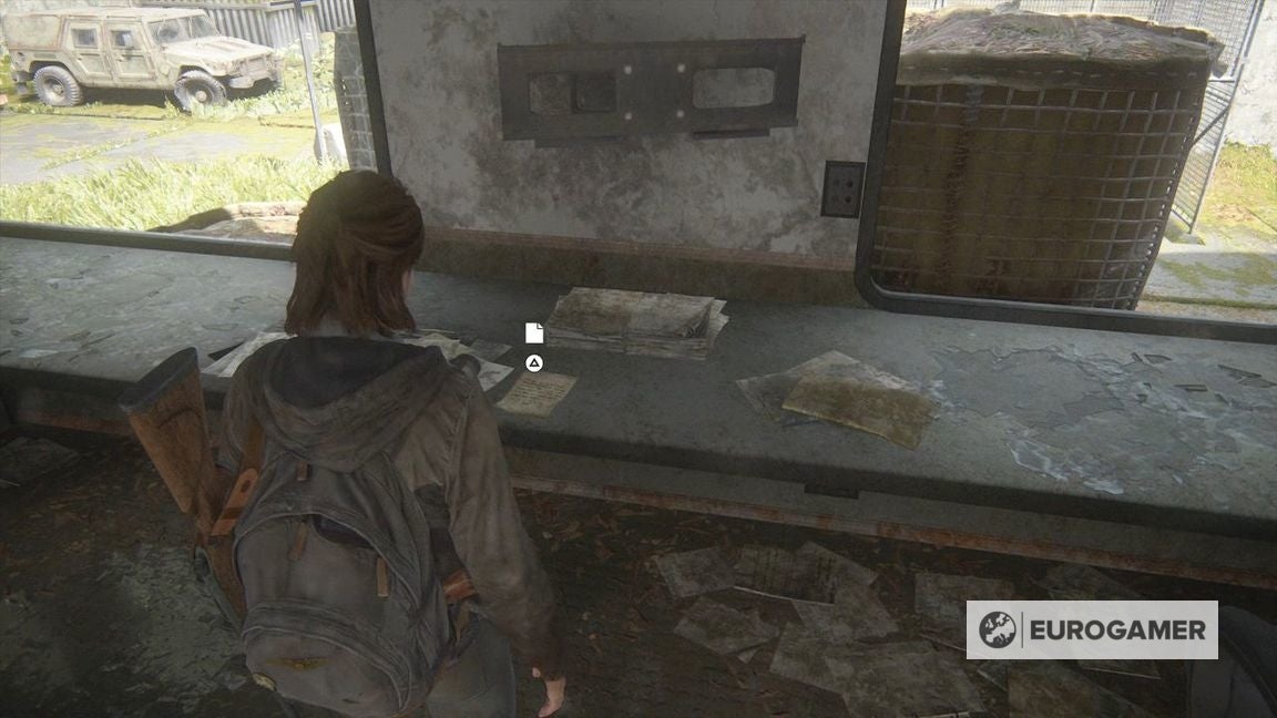 The Last of Us Part 2 The Gate All items, how to climb the QZ gate